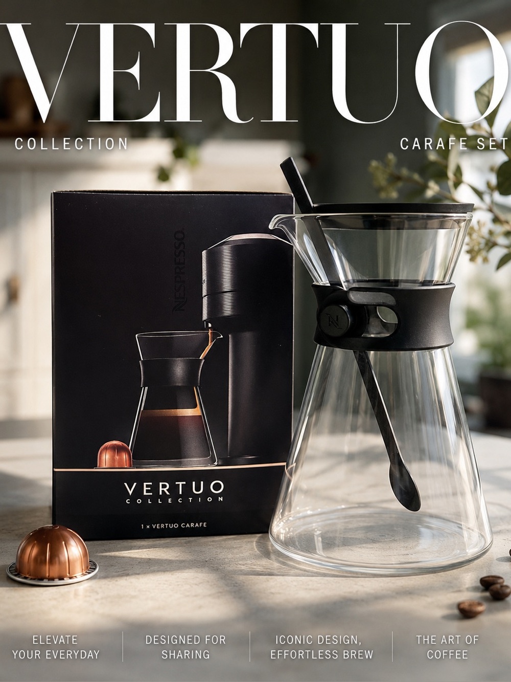 Nespresso Vertuo Carafe Set – New in Box ☕✨